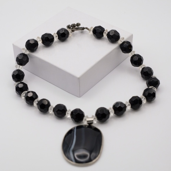 Gorgeous lightweight glass bead choker mermaidcore - Picture 3 of 9